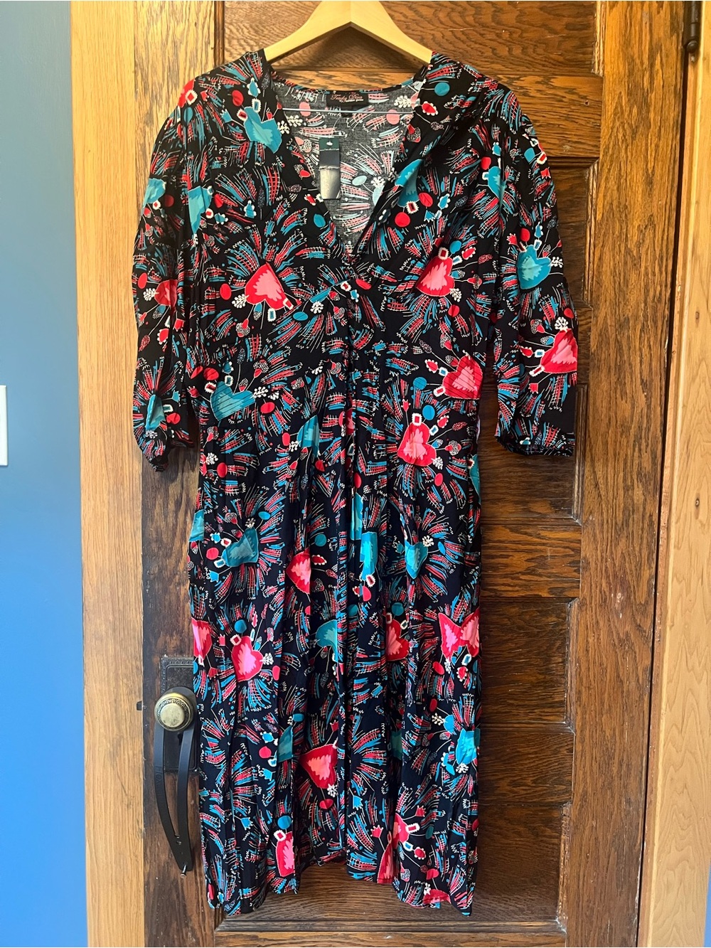 Trashy Diva Ashley 3/4 Sleeve Dress Sacred Hearts